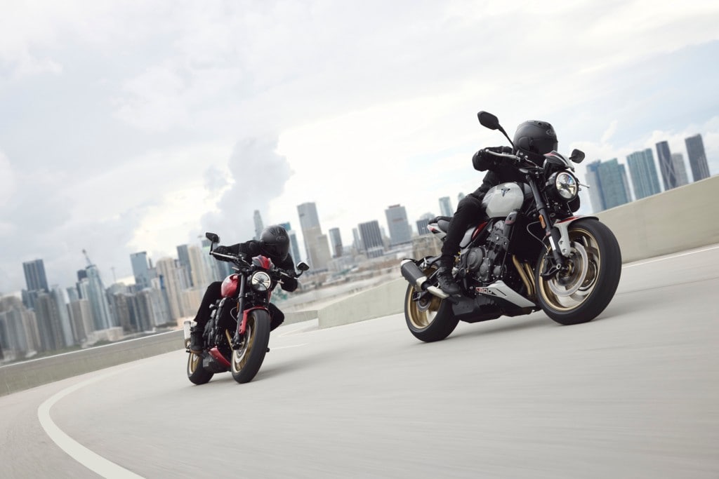 Triumph presenta la nuova roadster Trident 800 a EICMA 2025